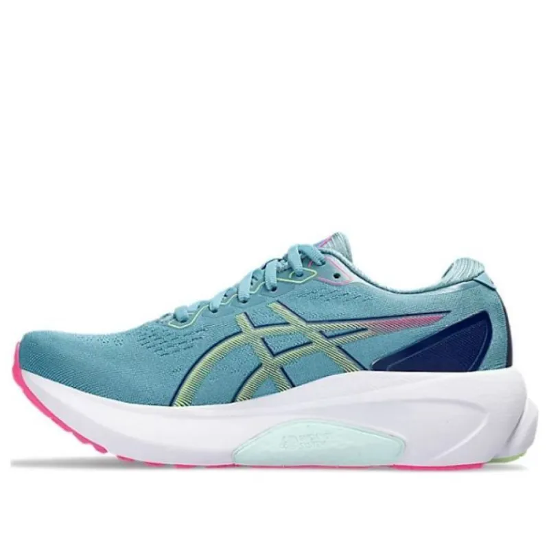 (WMNS) ASICS Gel-Kayano 30 Wide 'Gris Blue Lime Green' 1012B503-402 sold by KicksCrew