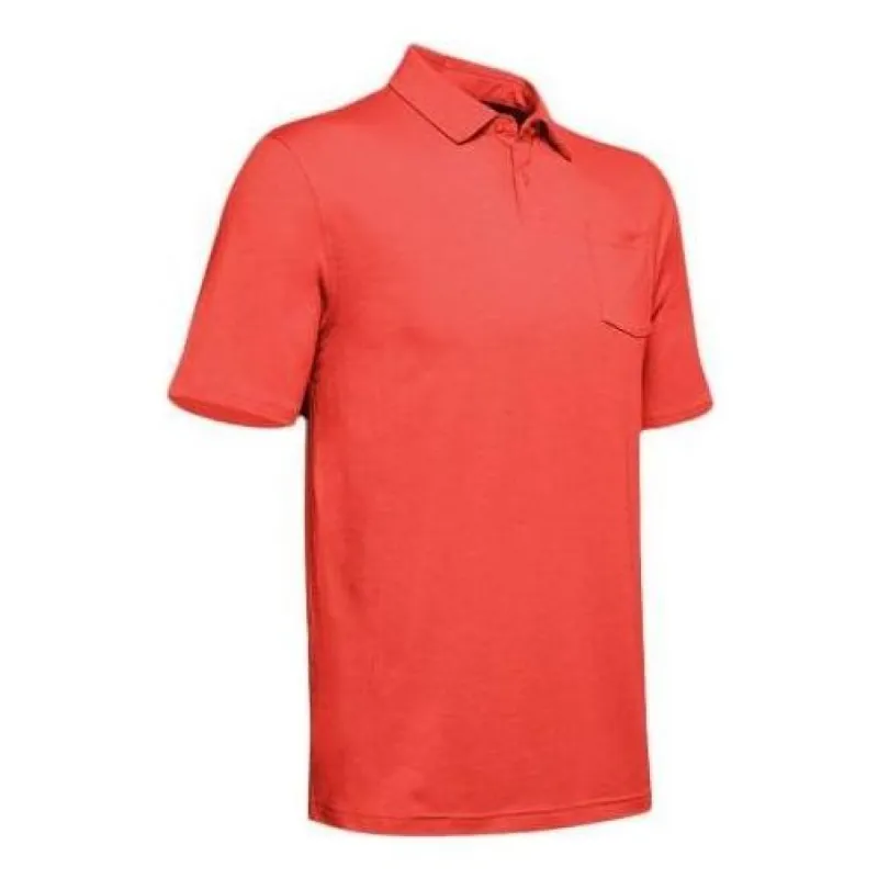 Under Armour Charged Cotton Scramble Polo Shirt 'Beta Red' 1321111-628 sold by KicksCrew