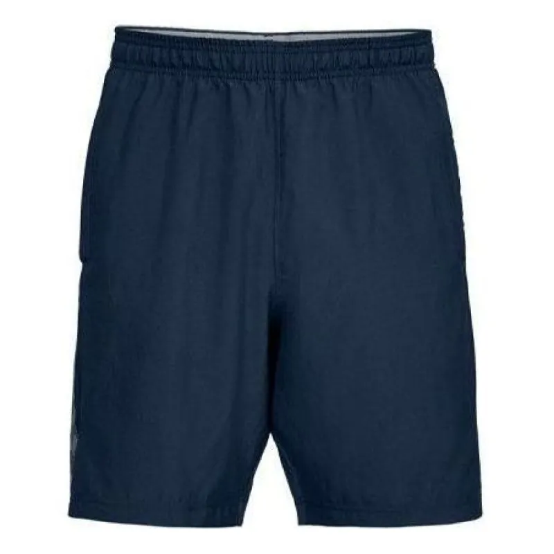 Under Armour Woven Graphic Wordmark Shorts 'College Navy' 1320203-408 sold by KicksCrew