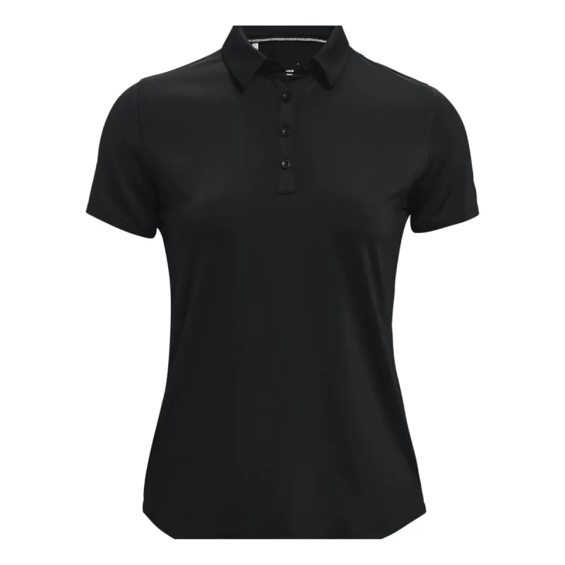 (WMNS) Under Armour Zinger Polo Shirt 'Black' 1363949-001 sold by KicksCrew