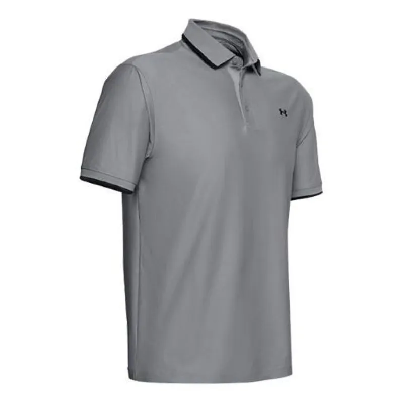 Under Armour Playoff Pique Polo Shirt 'Steel Grey' 1345459-035 sold by KicksCrew