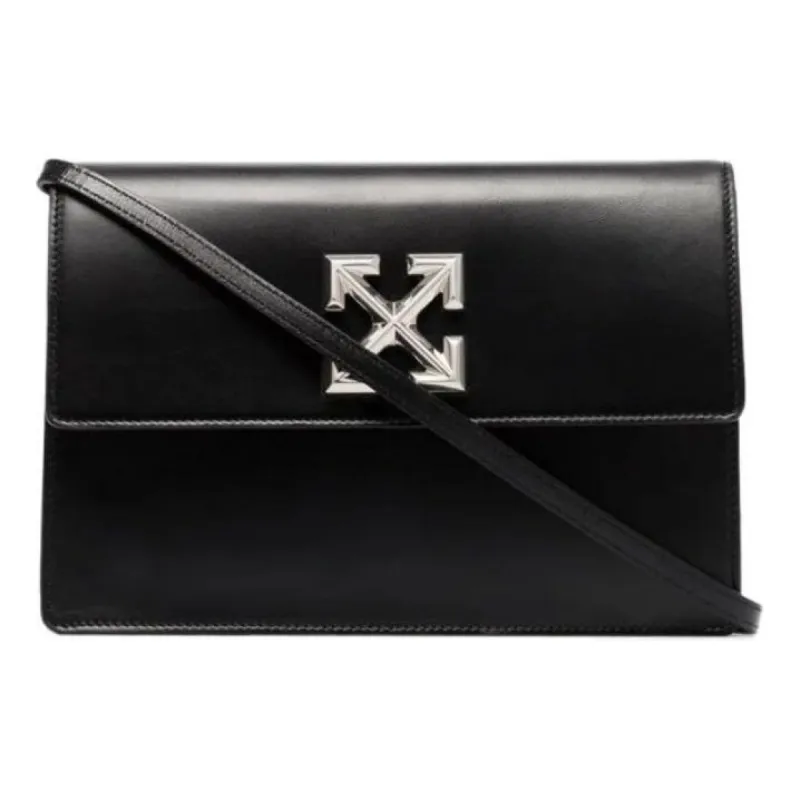 (WMNS) Off-White Jitney 1.0 Crossbody Bag 'Black' OWNA091E197190771000 sold by KicksCrew