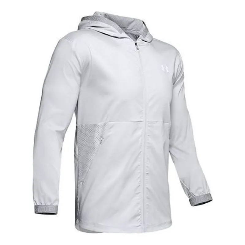 Under Armour Vanish Woven Jacket 'Light Grey' 1345301-014 sold by KicksCrew