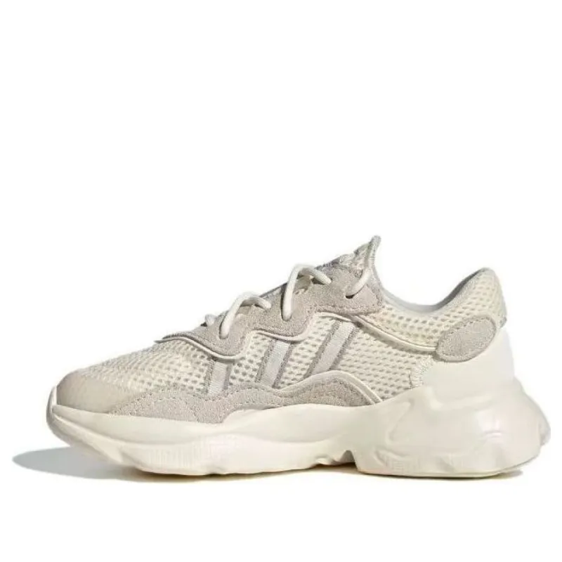 (GS) Adidas Originals Ozweego Shoes 'Off White Silver Metallic' HP9120 sold by KicksCrew