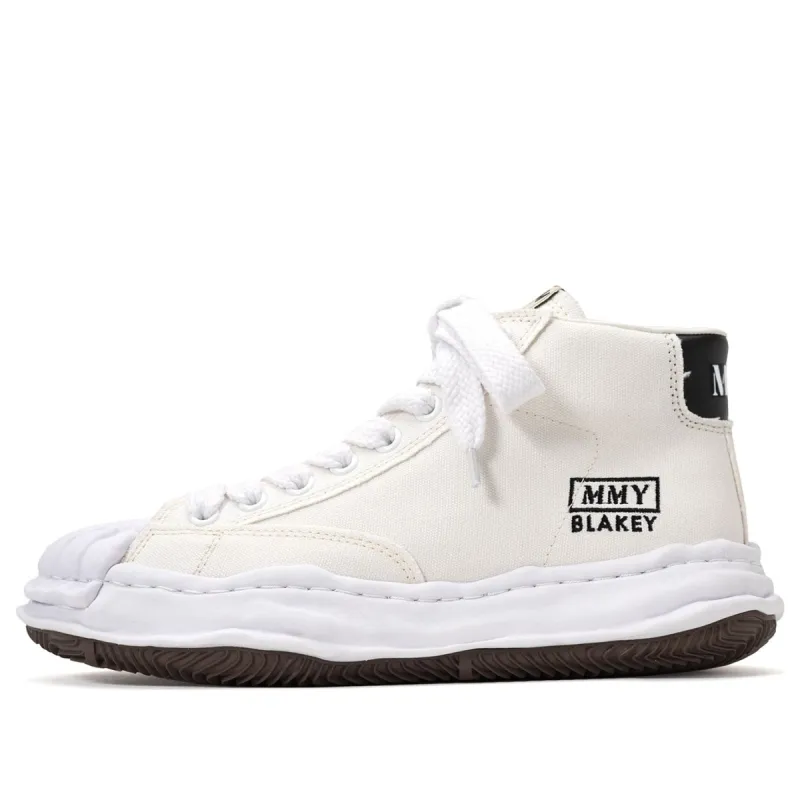 Maison MIHARA YASUHIRO BLAKEY OG Sole Canvas High-top Sneaker 'White' A08FW736-WHT sold by KicksCrew