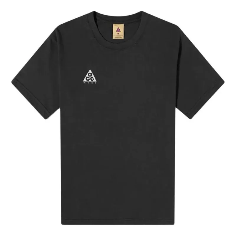 Nike ACG Logo Tee 'Black' BQ7342-010 sold by KicksCrew
