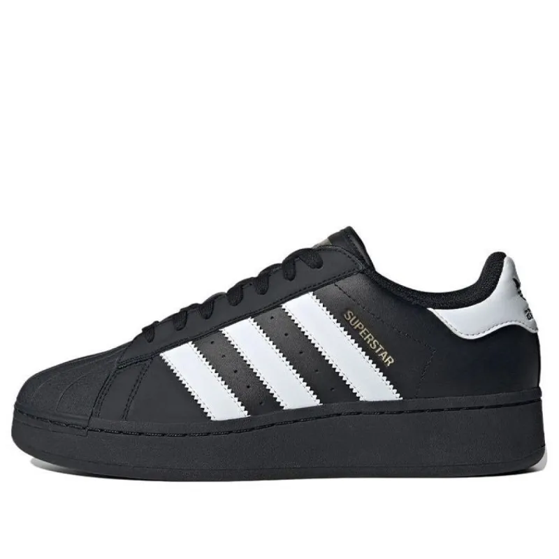 Adidas Originals Superstar XLG Shoes 'Core Black White Gold Metallic' IG9777 sold by KicksCrew