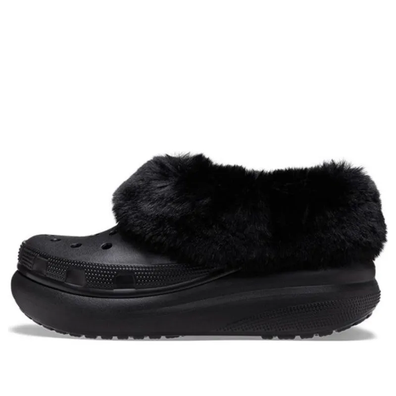 Crocs Furever Crush Shoe Clogs 'Black' 208446-001 sold by KicksCrew