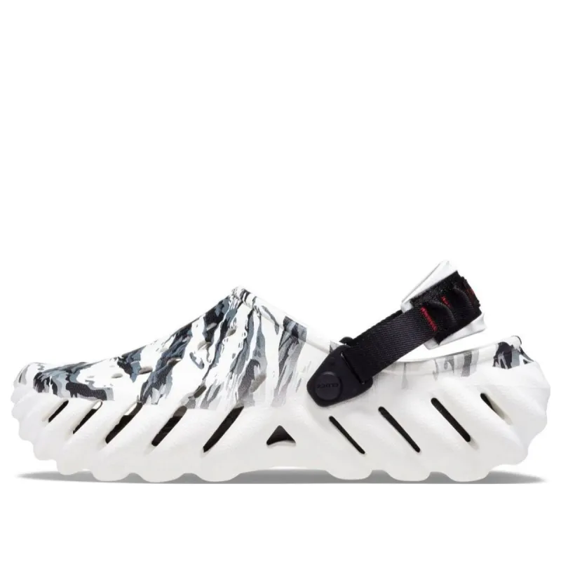 Crocs Echo Tiger Clog 'White Black' 208418-103 sold by KicksCrew