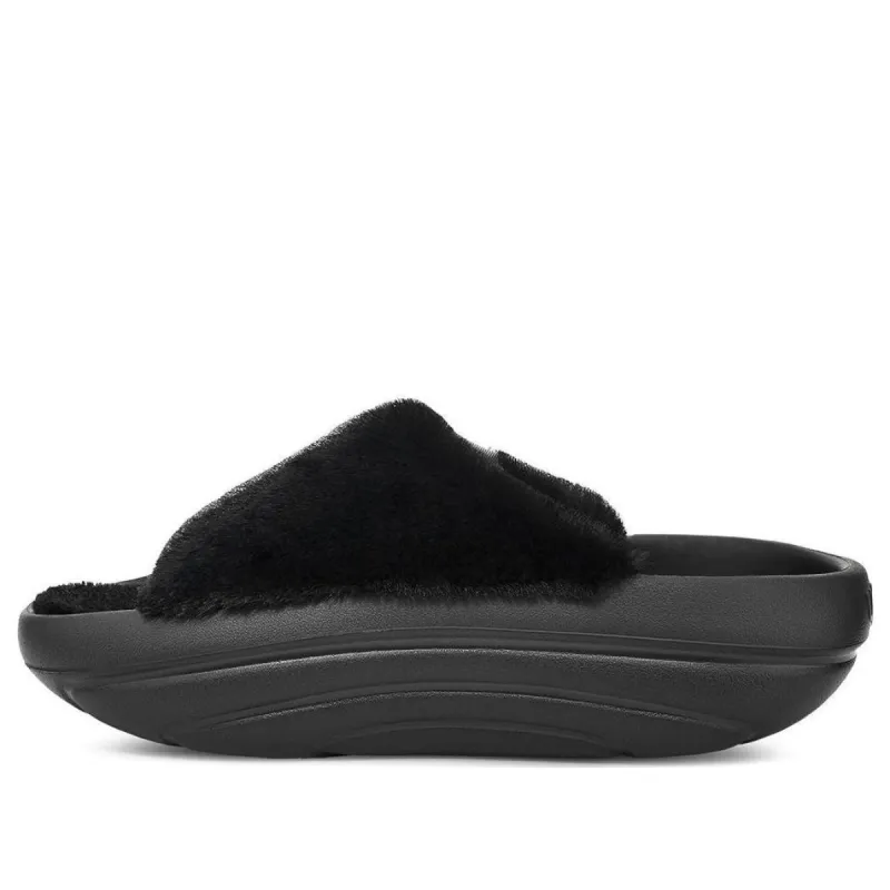 (WMNS) UGG FoamO UGGplush Slide 'Black' 1143849-BLK sold by KicksCrew
