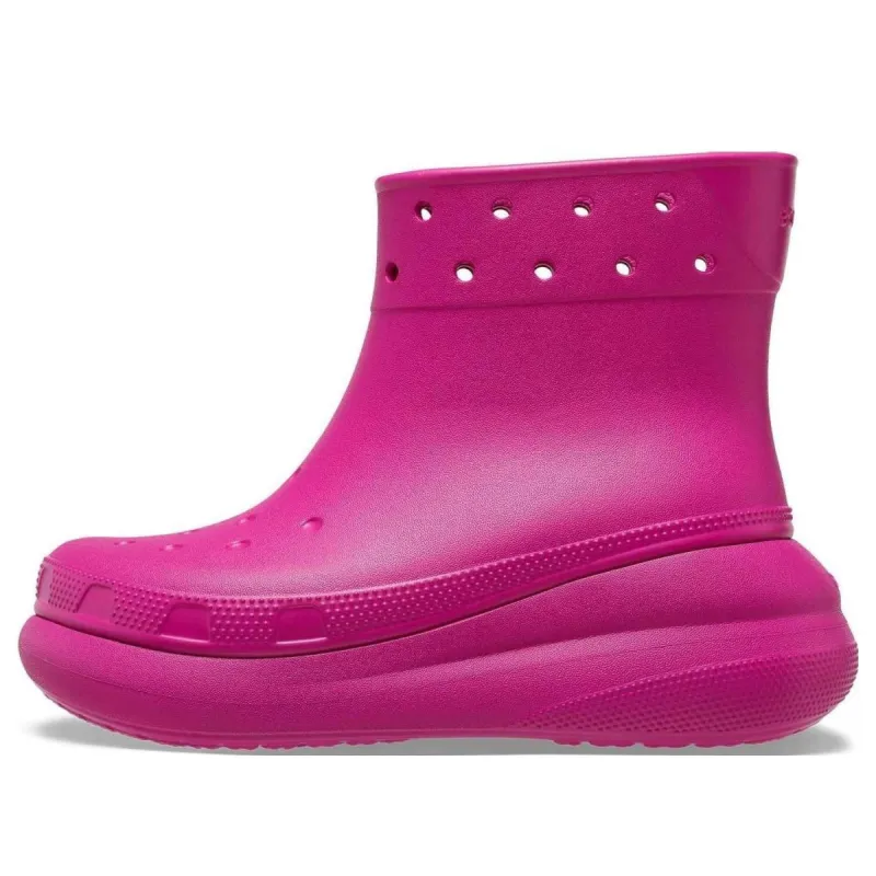 (WMNS) Crocs Classic Crush Boots 'Fuchsia Fun' 207946-6SV sold by KicksCrew