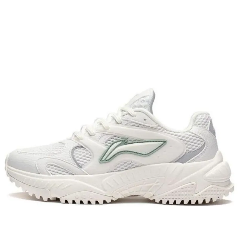 (WMNS) Li-Ning Star Wind Sneakers 'White Grey' AGCT150-3 sold by KicksCrew