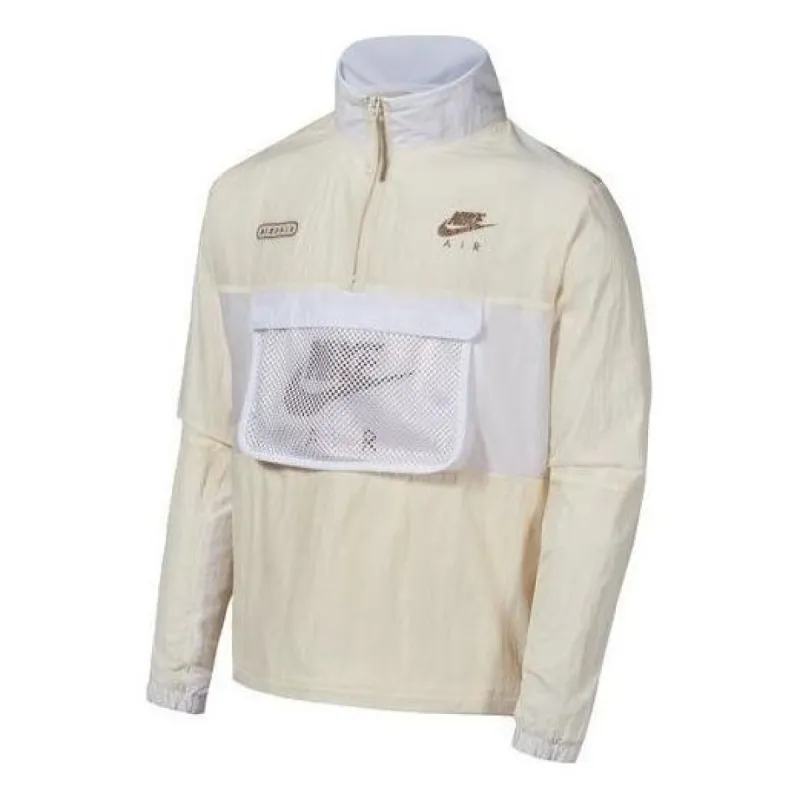 Nike Air Woven Lined Windbreaker Jacket 'Sail' DM5214-113 sold by KicksCrew