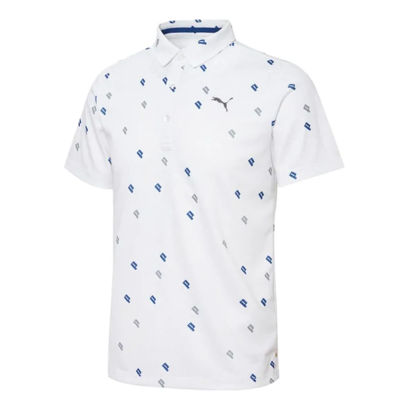 Puma Golf Polo Shirt 'White' 930322-04 sold by KicksCrew