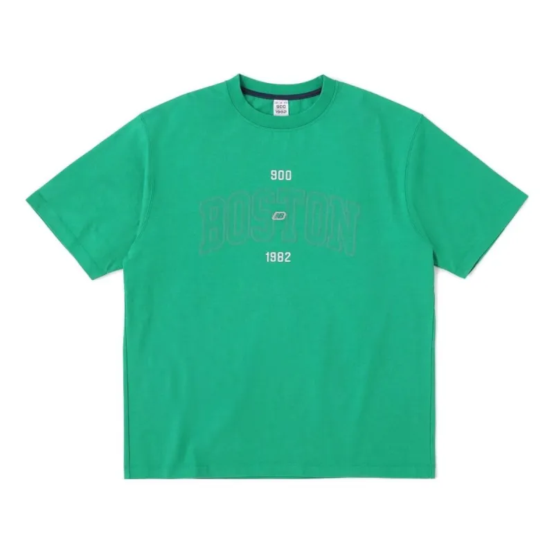 New Balance 900 Boston Logo Print T-shirt 'Varsity Green' AMT35149-VGN sold by KicksCrew