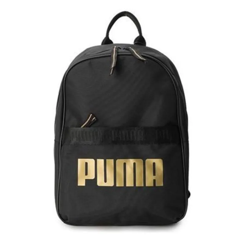 (WMNS) Puma Core Base Backpack 'Black Gold' 076944-01 sold by KicksCrew