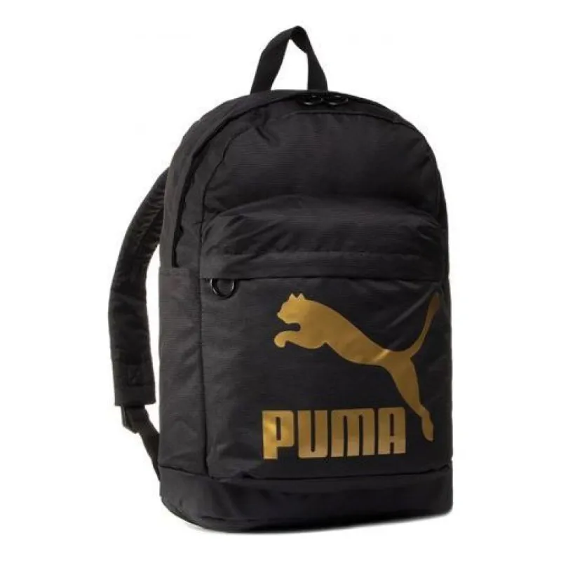 Puma Originals Backpack 'Black Gold' 076643-01 sold by KicksCrew