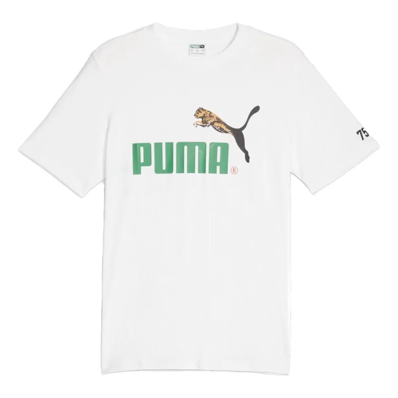 Puma Classics No.1 Logo T-Shirt 'White' 622182-02 made by Puma