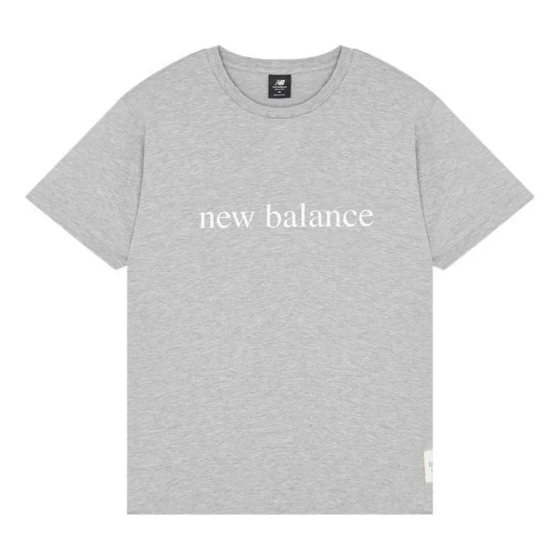 New Balance Essentials Logo T-Shirt 'Grey' AMT21566-AG sold by KicksCrew