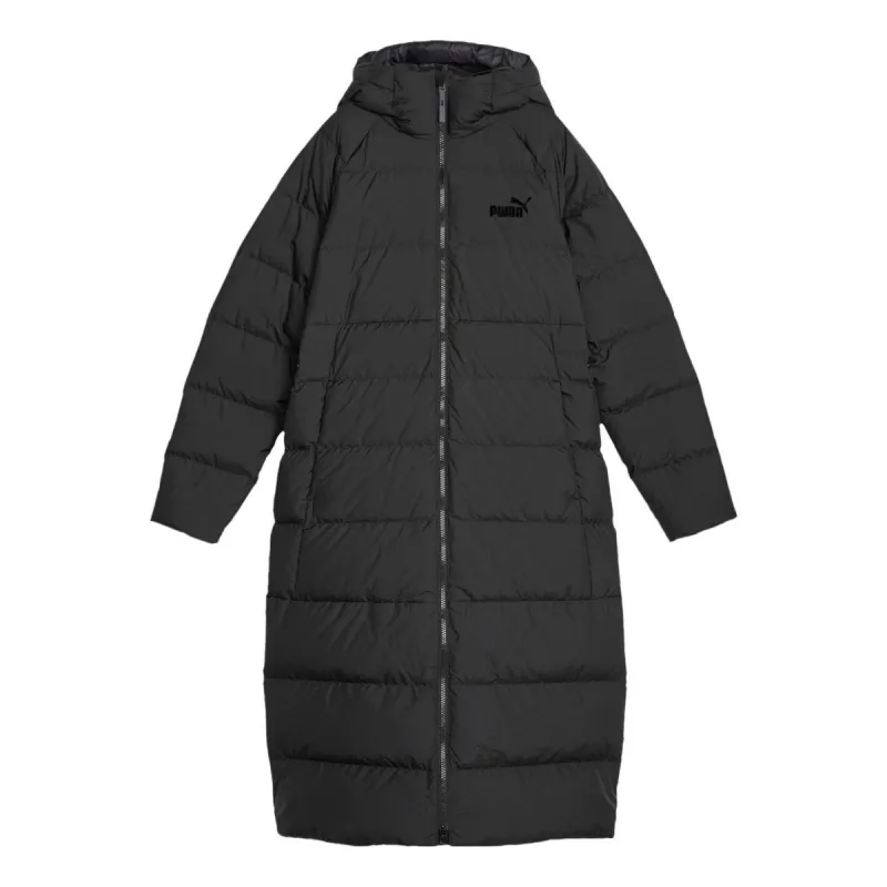Puma Long Hooded Down Coat 'Black' 678331-01 sold by KicksCrew