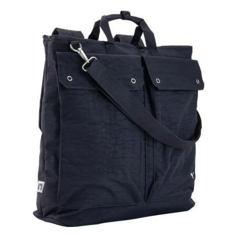 Puma Two Pocket Front Tote Bag 'Black' 079890-01 sold by KicksCrew