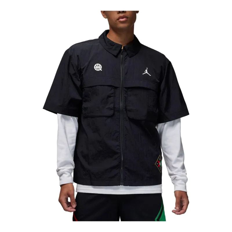 Air Jordan Quai 54 Warm-Up Top 'Black' FJ6989-010 sold by KicksCrew