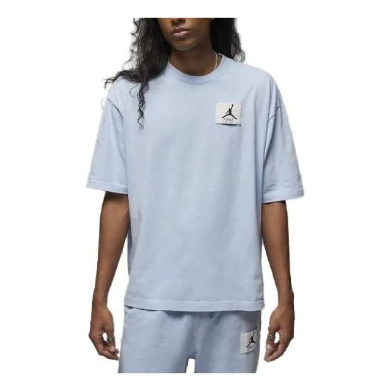 Air Jordan Flight Essentials Oversized T-Shirt 'Ice Blue' DZ0604-411 sold by KicksCrew