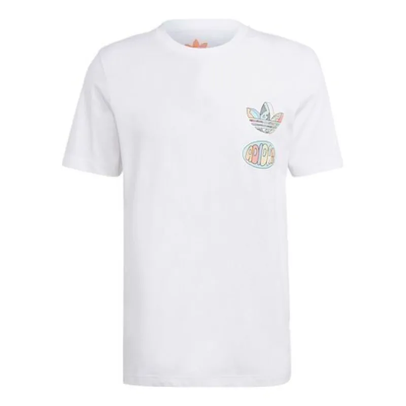 adidas originals Enjoy Summer Front/Back Graphic Tee 'White' IT8181 sold by KicksCrew
