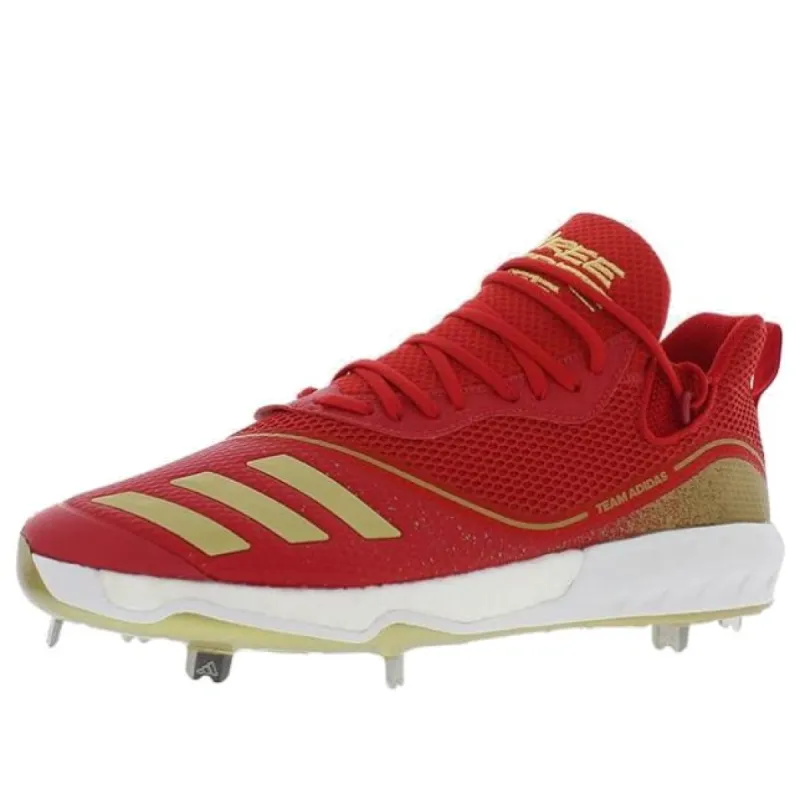 adidas Icon V Cleat 'Red Gold Metallic' G28235 sold by KicksCrew