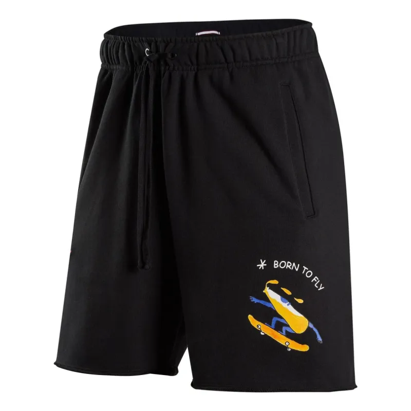 Air Jordan Street Style Plain Logo Shorts 'Black' FJ7708-010 sold by KicksCrew