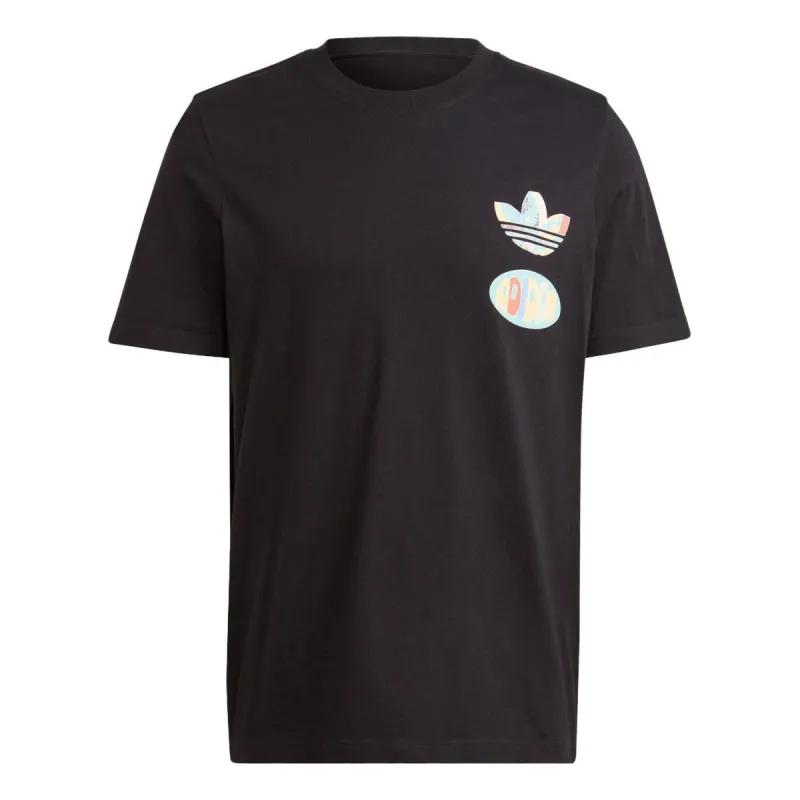 adidas originals Enjoy Summer Front/Back Graphic Tee 'Black' IT8183 sold by KicksCrew