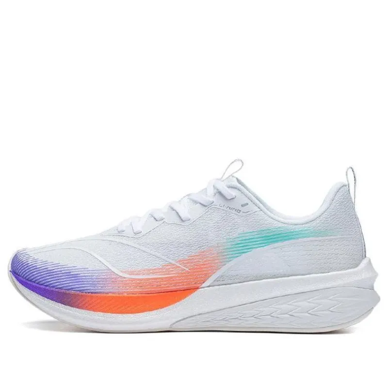 Li-Ning Dark Horse 'White Purple Orange' ARMT013-4 sold by KicksCrew