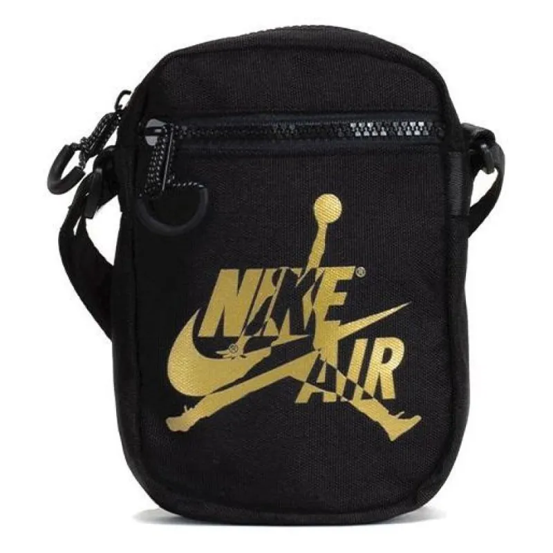 Air Jordan logo mini Classic Bag 'Black Gold' 9A0314-429 sold by KicksCrew