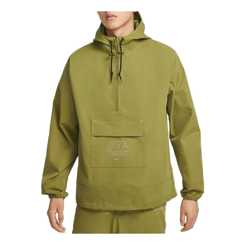 Nike Anorak Woven Jacket 'Green' FN8258-378 sold by KicksCrew