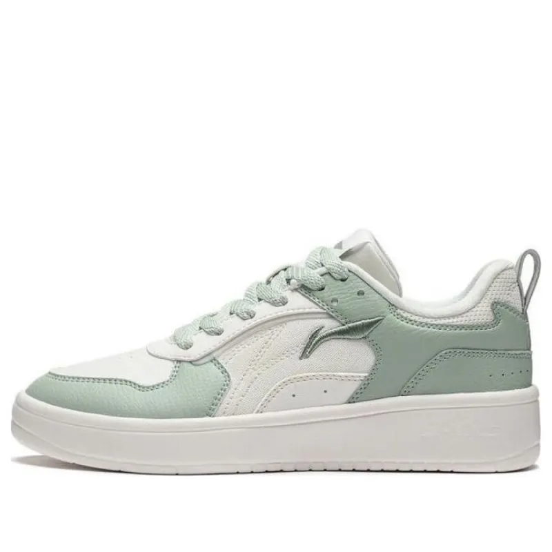 (WMNS) Li-Ning Xingchuan Skate Sneakers 'White Green' AGCT148-1 sold by KicksCrew