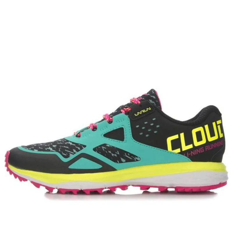 (WMNS) Li-Ning Cloud 2 'Black Green Yellow' ARHL058-3 sold by KicksCrew