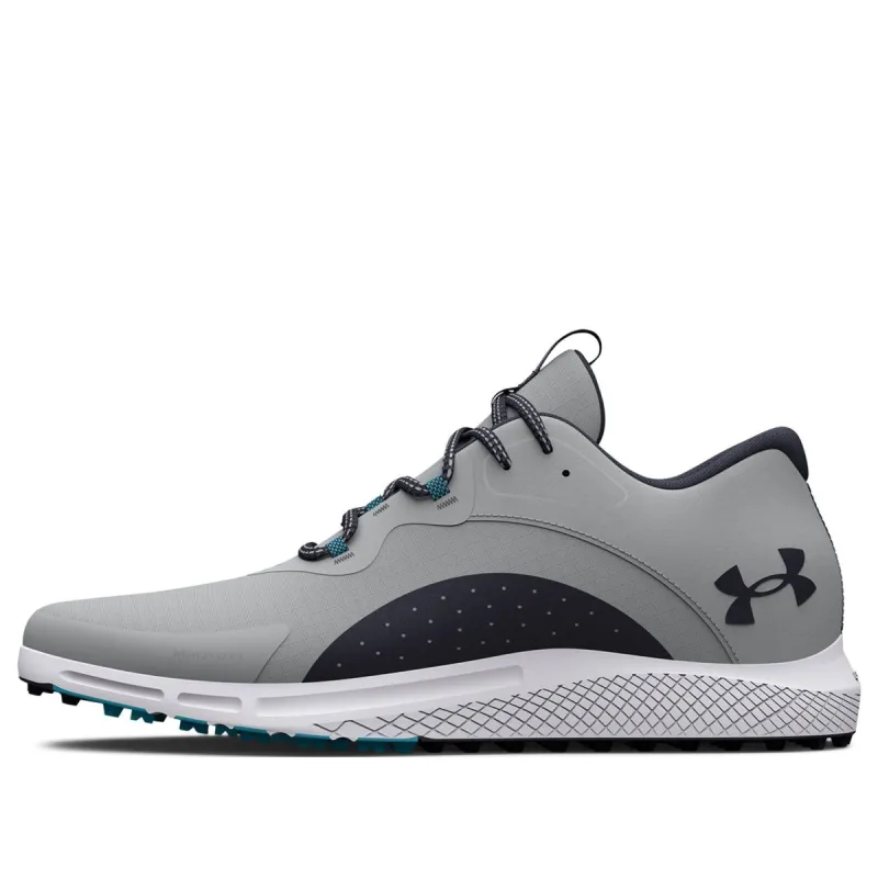 Under Armour Charged Draw 2 Spikeless Golf 'Grey Midnight Navy' 3026399-101 sold by KicksCrew