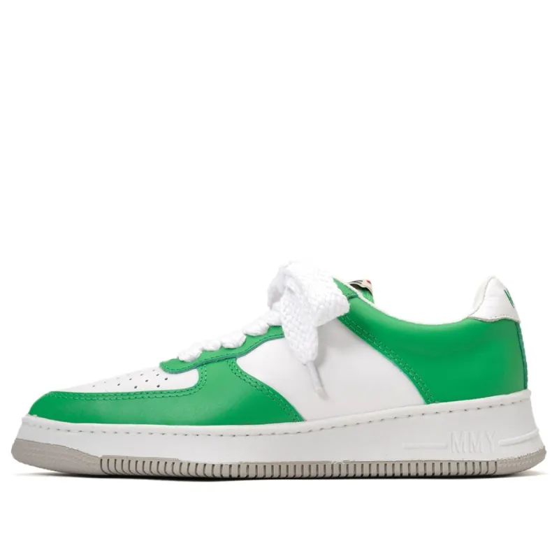 Maison MIHARA YASUHIRO ROSY OG Sole Leather Low-top Sneaker 'Green' B09FW704-GRN sold by KicksCrew
