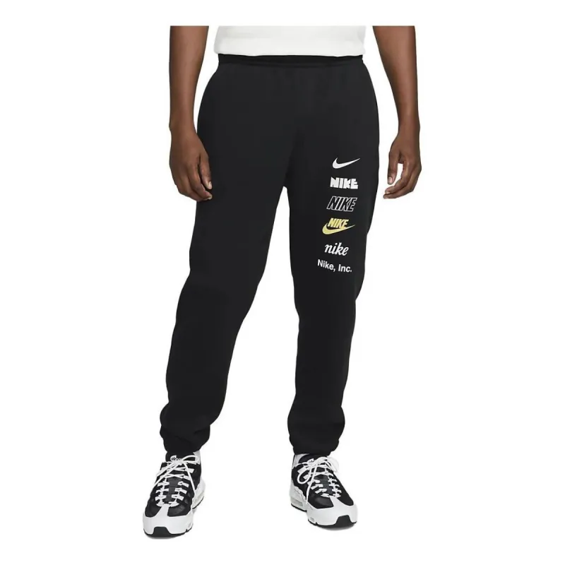 Nike NSW Sportswear Club Plus Logo Pants 'Black' DX0795-010 sold by KicksCrew