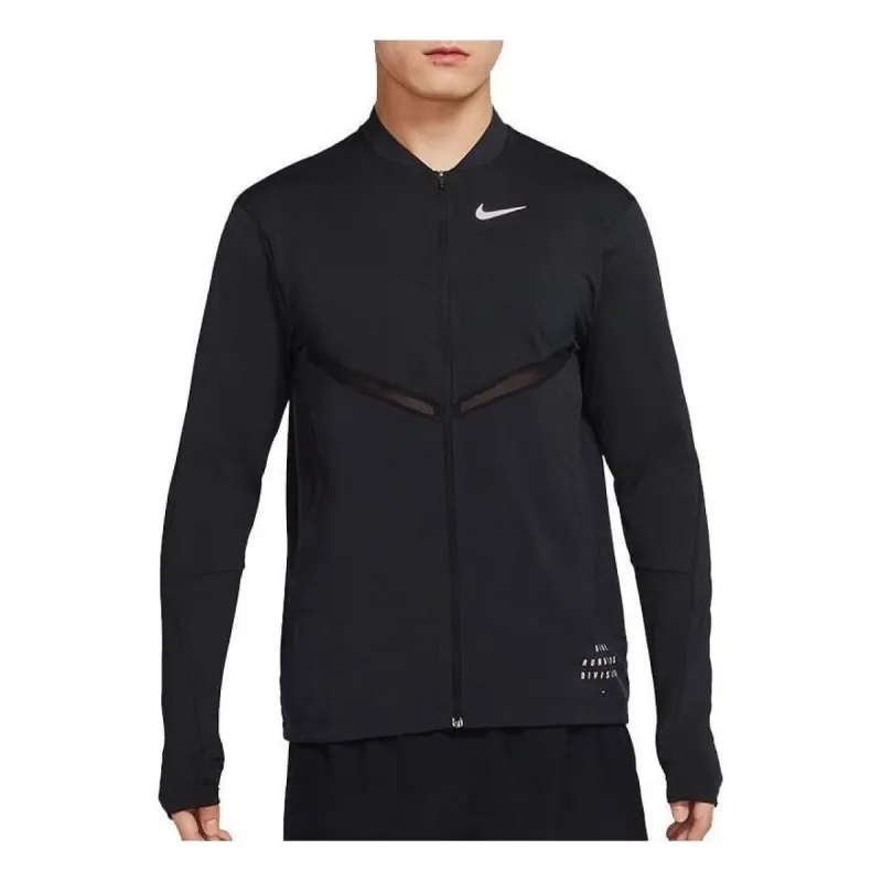 Nike Dri-FIT Run Division Element Full-length Zippered Running Top 'Black' DQ4756-010 sold by KicksCrew