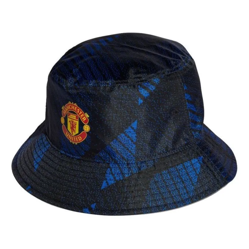 Adidas Manchester United Bucket Hat 'Blue Black' GU0122 sold by KicksCrew