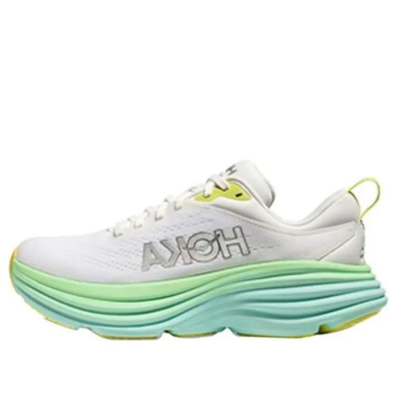 (WMNS) Hoka One One Bondi 8 'Blanc De Blanc Sunlit Ocean' 1127952-BDBSO sold by KicksCrew