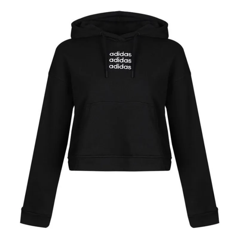 (WMNS) Adidas Neo C+ Sweatshirts 'Black' GJ7935 sold by KicksCrew