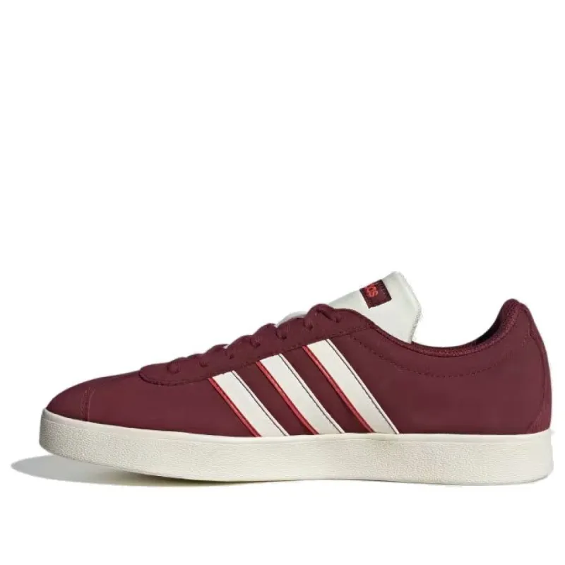 adidas neo VL Court Lifestyle Skateboarding Suede Shoes 'Red' IF7555 sold by KicksCrew