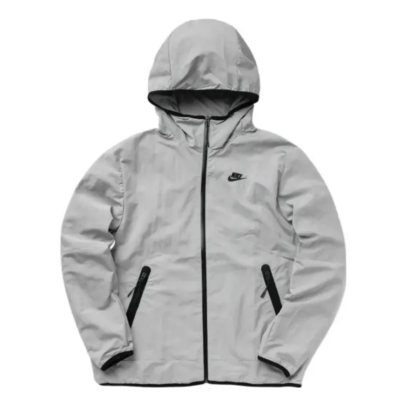 Nike Sportswear Tech Woven Jacket 'Grey' DQ4340-016 sold by KicksCrew