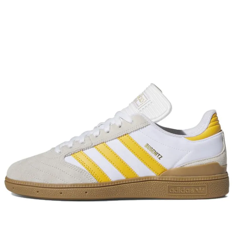 Adidas Originals Busenitz Shoes 'Crystal White Yellow Gum' IG5254 sold by KicksCrew