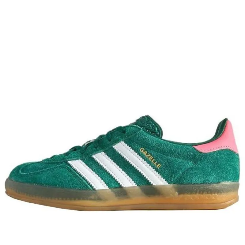 (WMNS) Adidas Gazelle Indoor Shoes 'Collegiate Green Pink' IG5929 sold by KicksCrew
