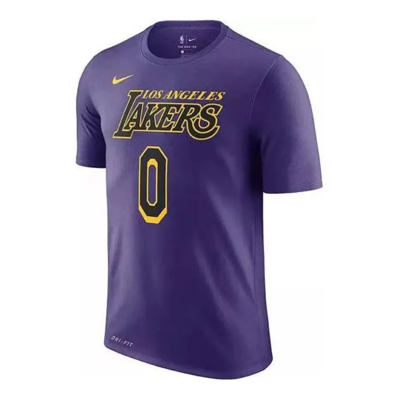 Nike x NBA Lakers Kyle Kuzma T-Shirt 'Purple' AO0895-549 sold by KicksCrew