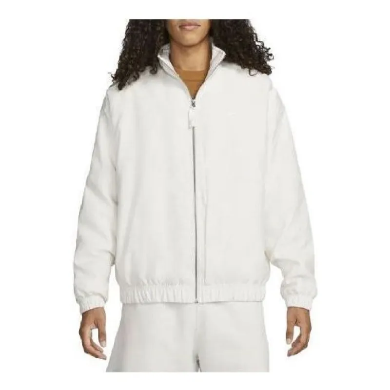 NikeLab Solo Swoosh Satin Bomber Jacket Asia Sizing 'Phantom White' DN1267-030 made by Nike