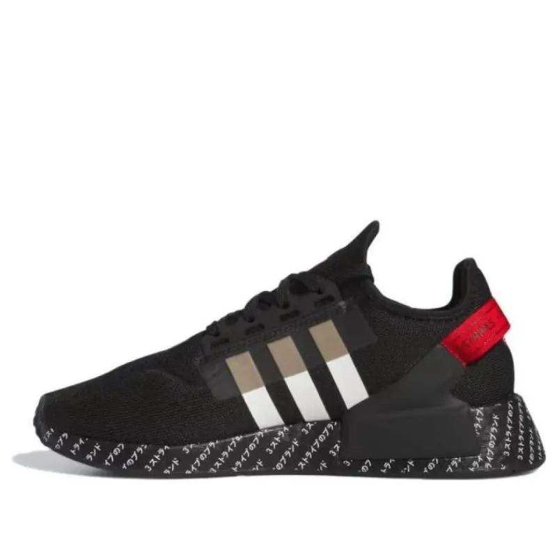 Adidas NMD_R1 V2 'Japanese Print - Black Red' ID2852 sold by KicksCrew